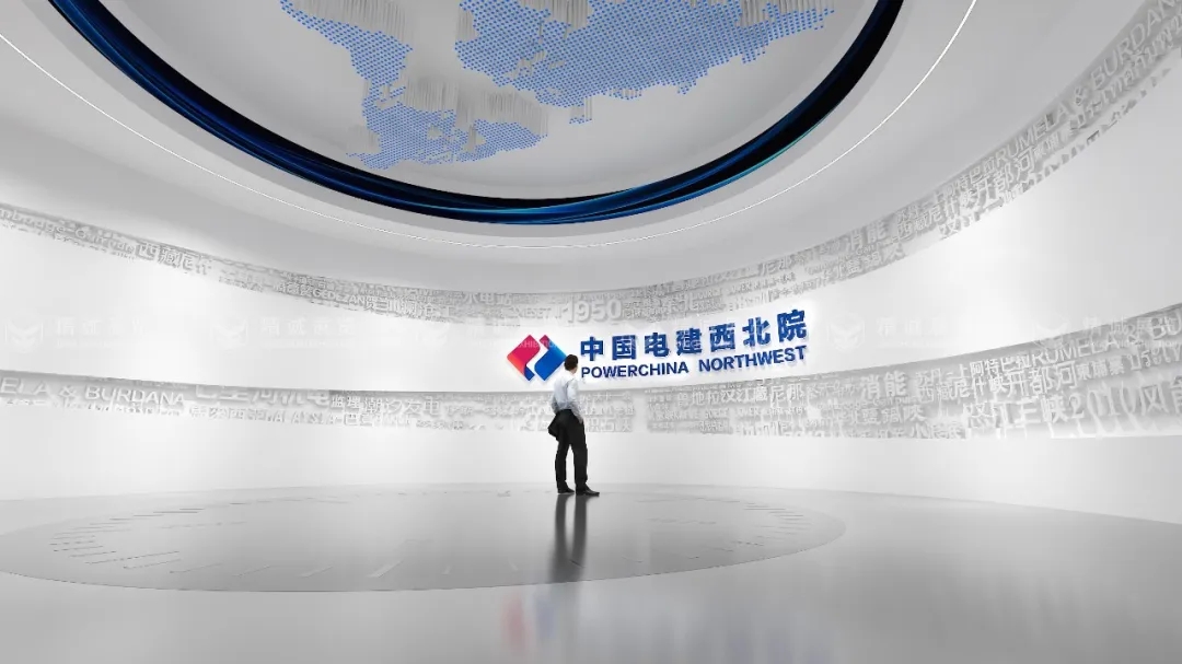 西北水电及新能源91桃色APP在线观看入囗产业中心展览馆施工现场